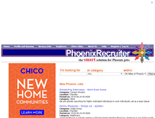 Tablet Screenshot of phoenixrecruiter.com